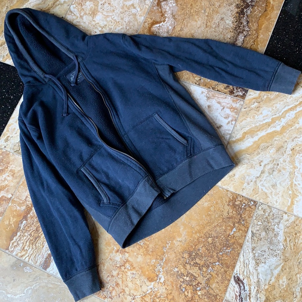 J. Crew vintage fleece zipper hoodie sweatshirt